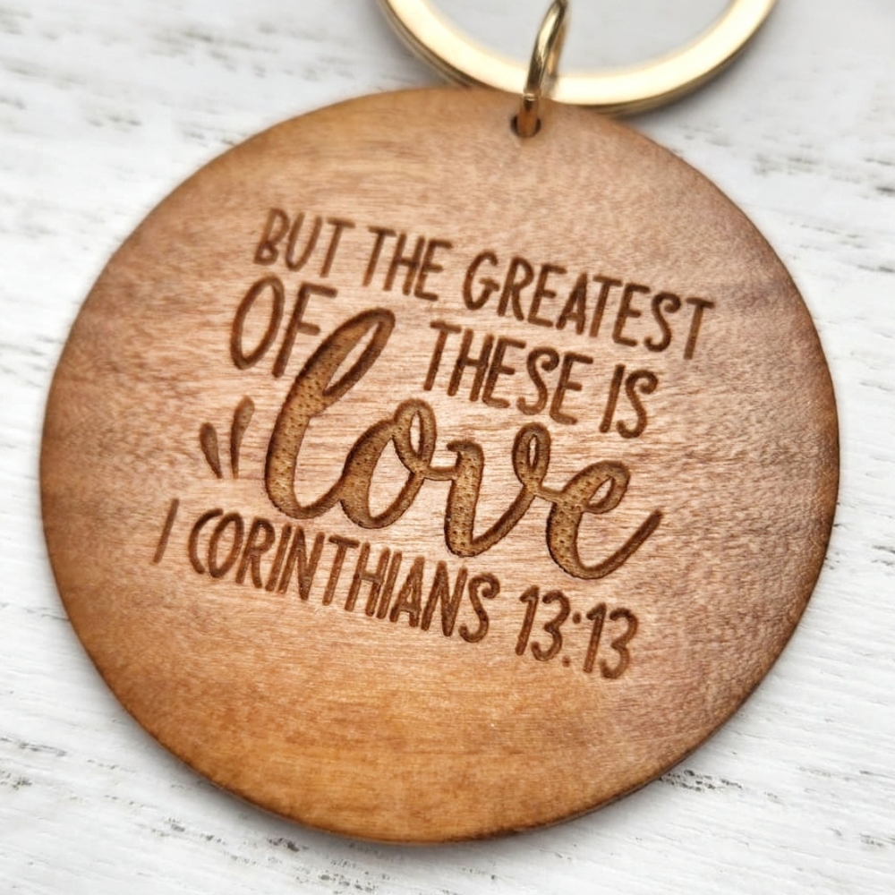 CORINTHIANS Keychain Wristlet with Laser Engraved Pendant - Corinthians - Picture 2 of 12
